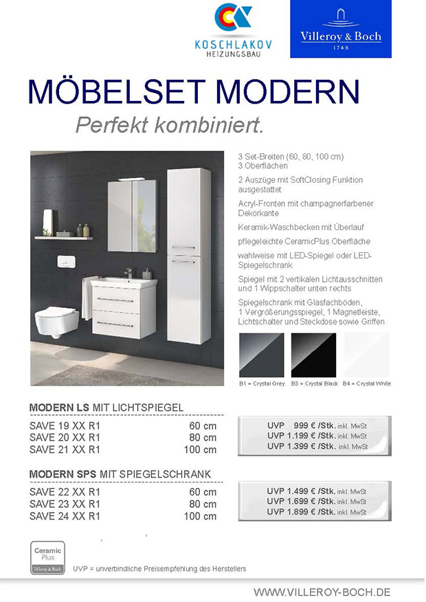 Heizungsbau Koschlakov Angebot Seite 1